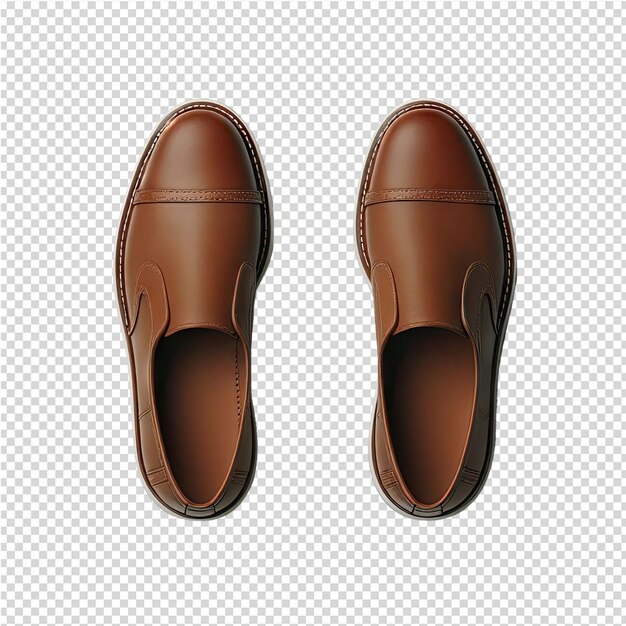 PSD a pair of brown shoes with brown soles and a brown sole