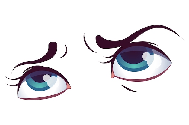 PSD pair of eyes illustration