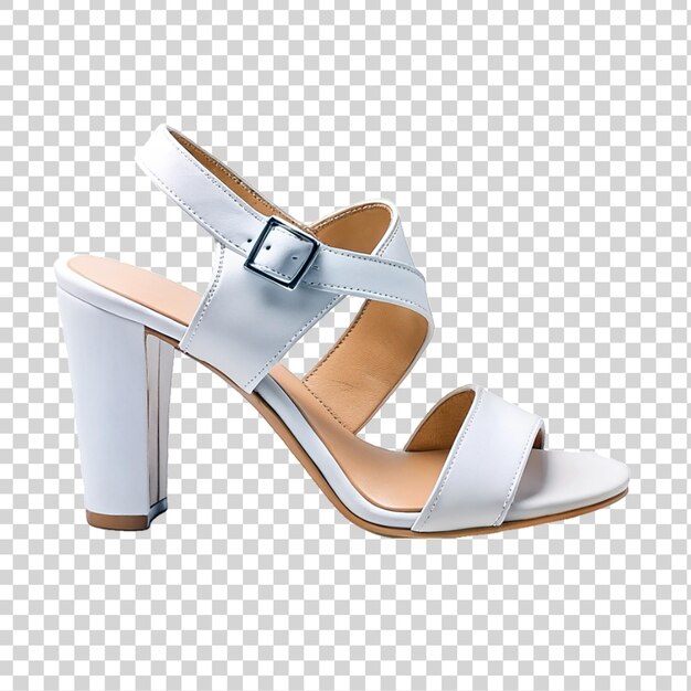 Pair of female shoes isolated on transparent background