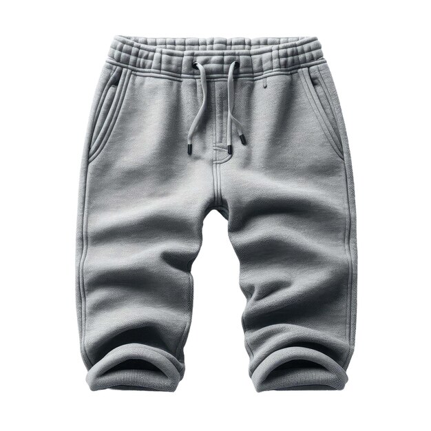 PSD a pair of gray shorts with a pocket