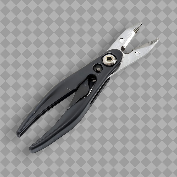 PSD a pair of scissors with a black handle that saysscrewon it