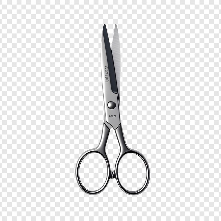 PSD 透明な背景の黒いハンドルを持つのペア