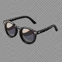 PSD a pair of sunglasses with a pair of sunglasses on a checkered background