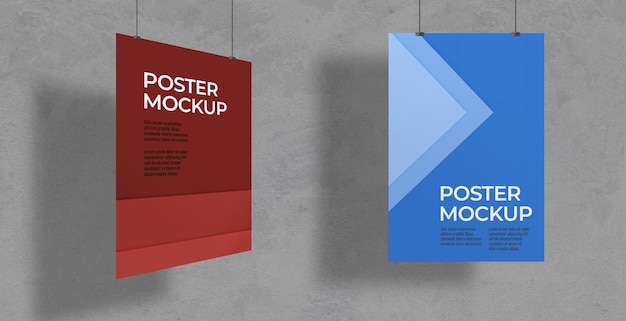 Pak posters met clipsmodel