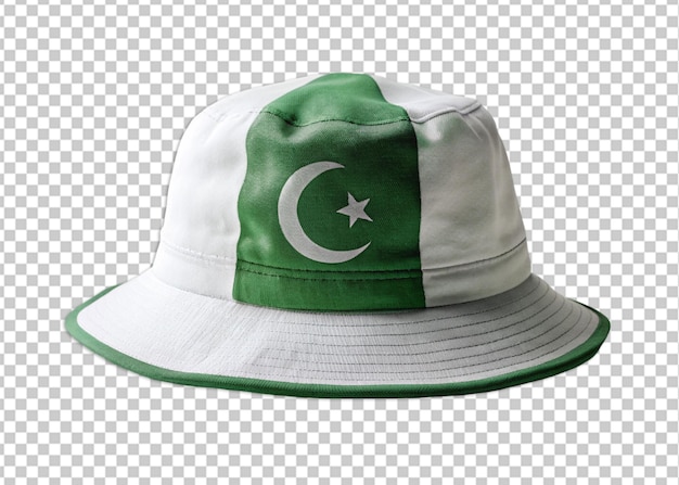 PSD Пакистанский флаг напечатан на шляпе