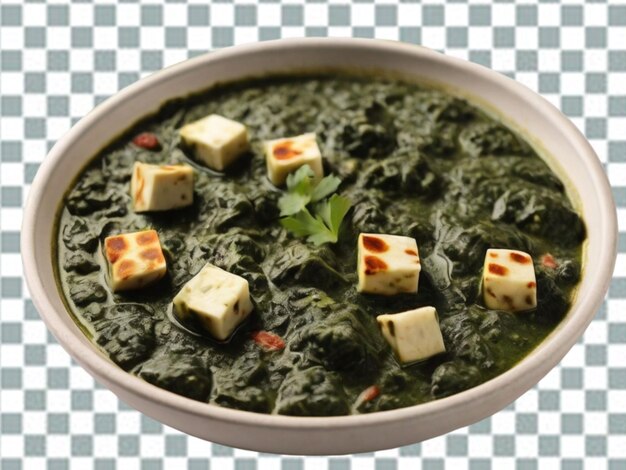 Palak paneer or spinach and cottage cheese curry is a healthy