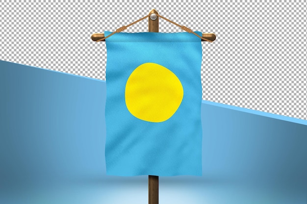 PSD priorità bassa di disegno della bandiera di palau hang