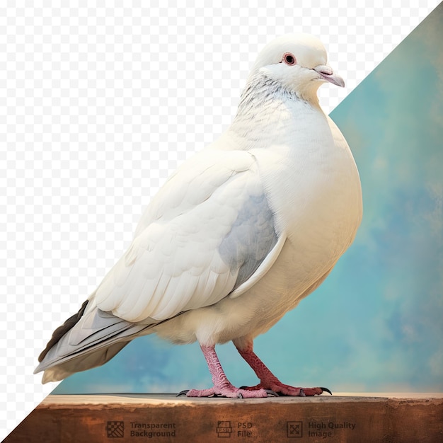 PSD a pale bird