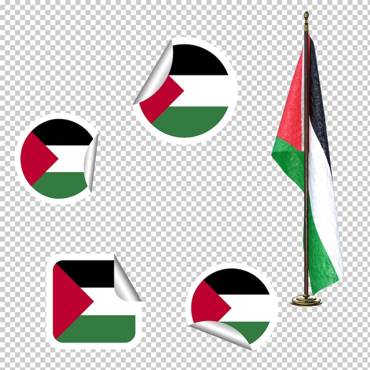 PSD パレスチナ国旗 png