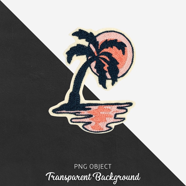 Palm en zon patch