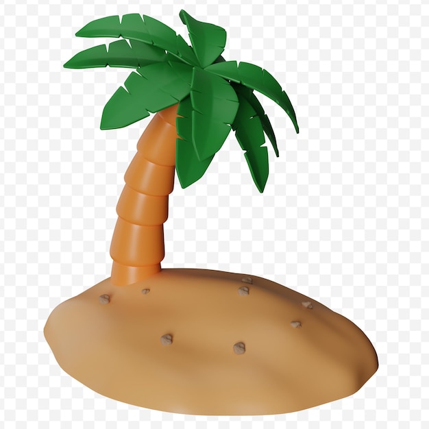 Palm Tree 3d illustration