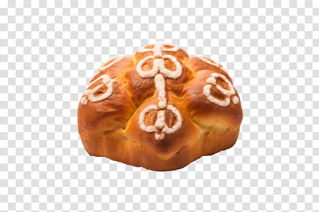 PSD 투명한 배경에 고립 된 pan de muerto de mitla