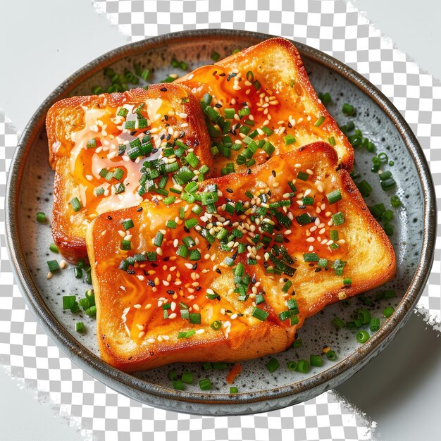 A pan of food with a checkered tablecloth that says  food