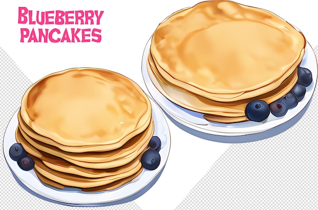 Pancake Z Jagodami Clipart Delights