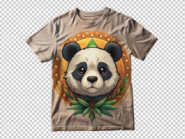 PSD panda design on t shirt