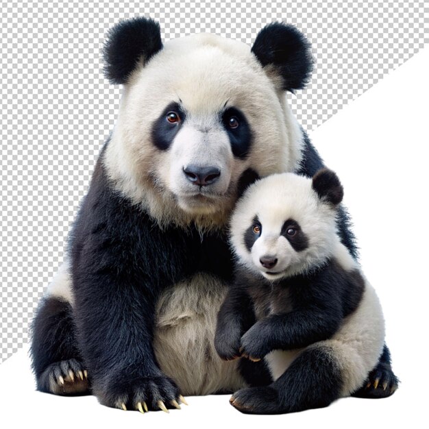 Panda Na Przezroczystym Tle