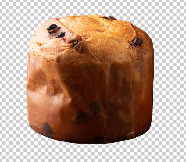 Panettone cibo tipico della festa di natale png sfondo trasparente