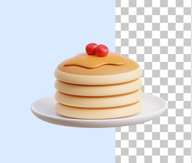 Pannenkoek 3d pictogram