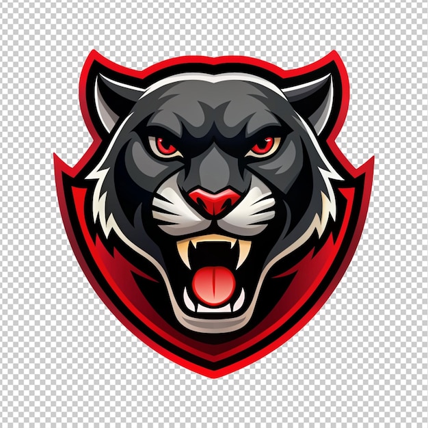 Panther logo on transparent background