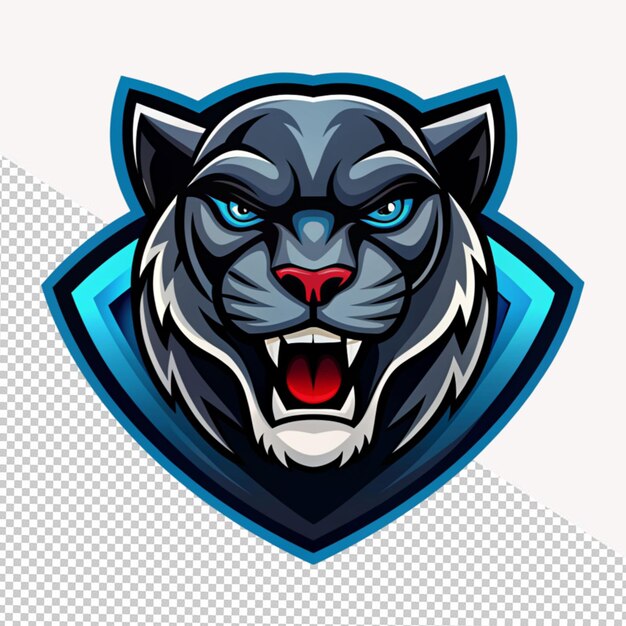 Panther logo on transparent background