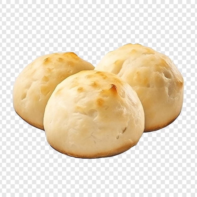 Pao de queijo isolated on transparent background