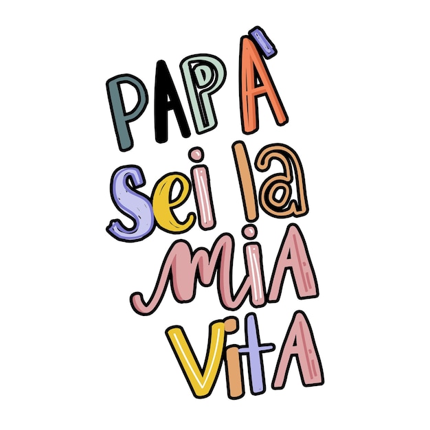 Papa sei la mia vita (Mijn vader is mijn leven)