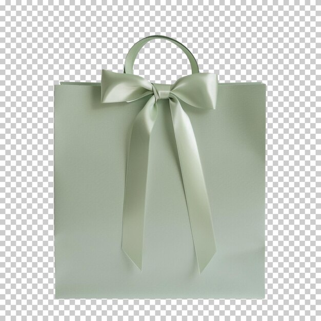 PSD paper bag day isolated on transparent background