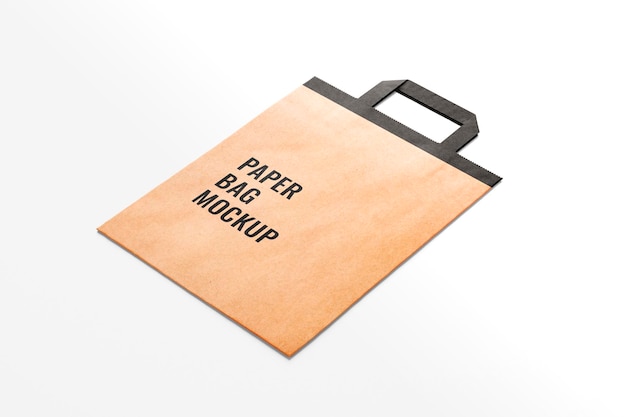 paper bag mockup editable psd file