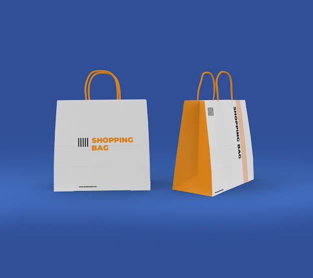 Paper bag mockup