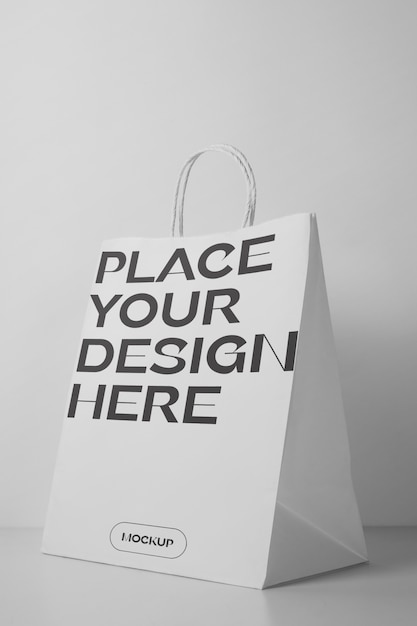 PSD paper bag mockup