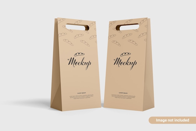 PSD paper bag mockup