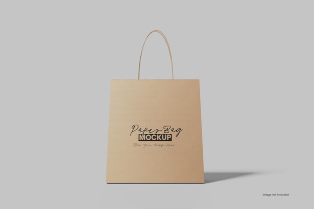 Paper bag mockup