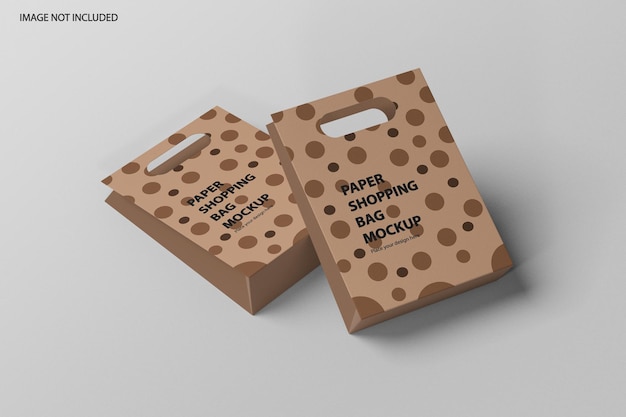 Paper bag mockup