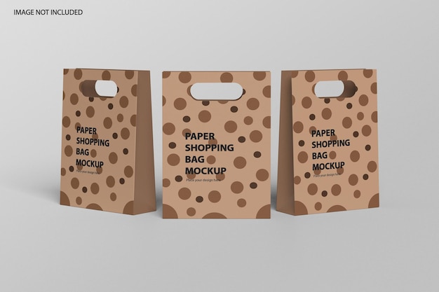 Paper bag mockup