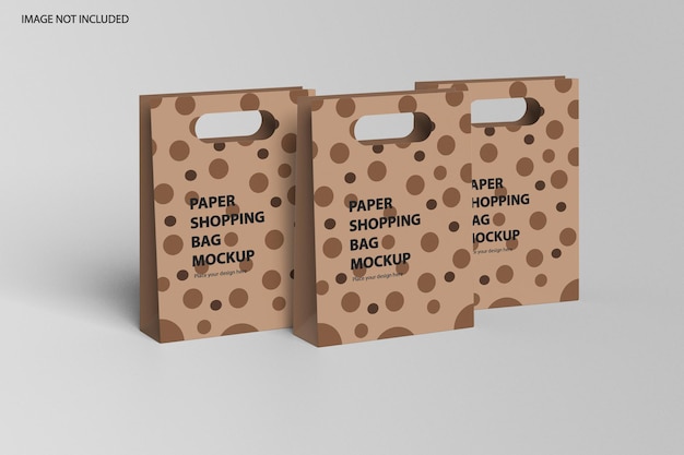 Paper bag mockup