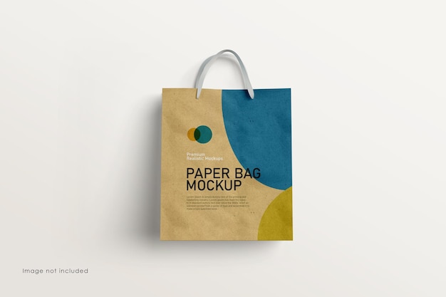 Paper bag mockup