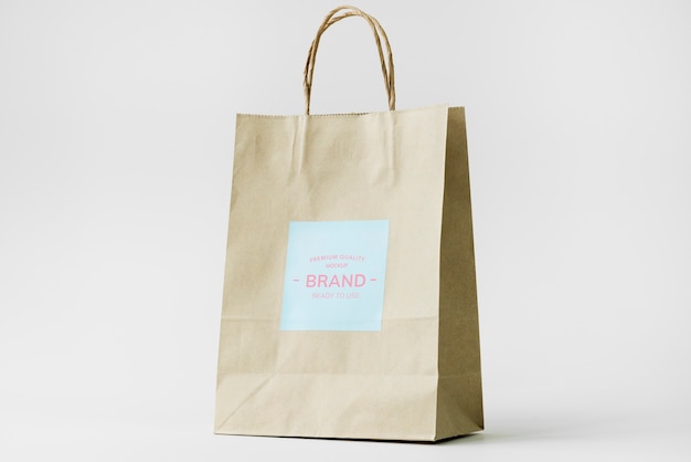 Paper bag mockup