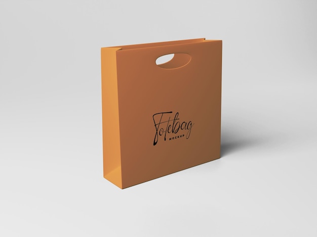 Paper bag mockup