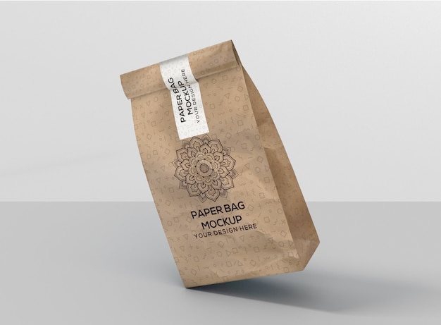 Paper bag mockup