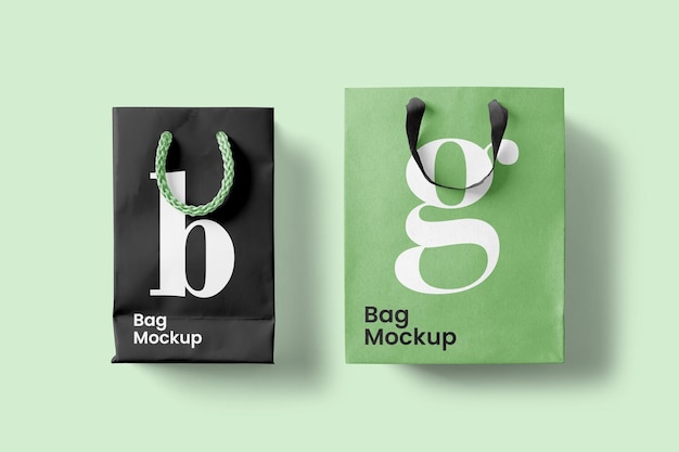 Paper bag mockups