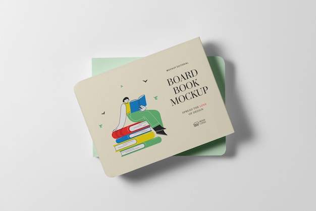 paper board book for children with illustrations
