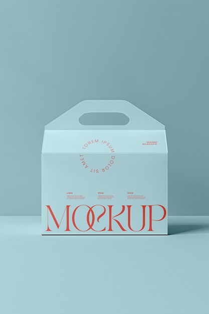 PSD paper box mockup