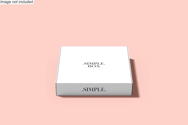 PSD paper box packaging mockup