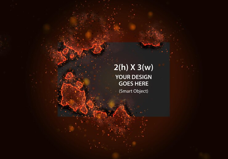 PSD a paper burn edge