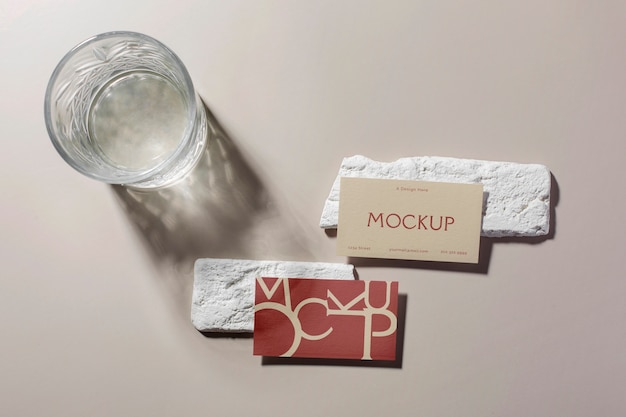 Paper business card mock-up