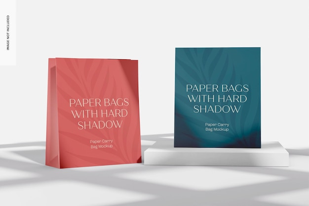 Paper Carry Bag Mockup