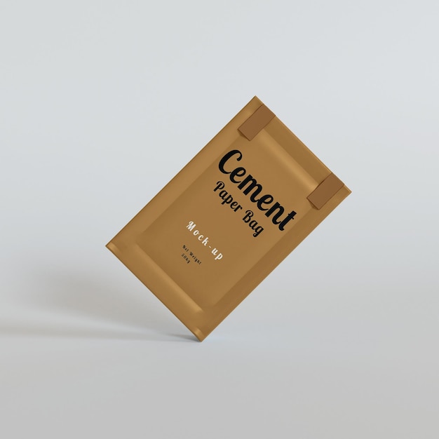 PSD paper cement bag mockup