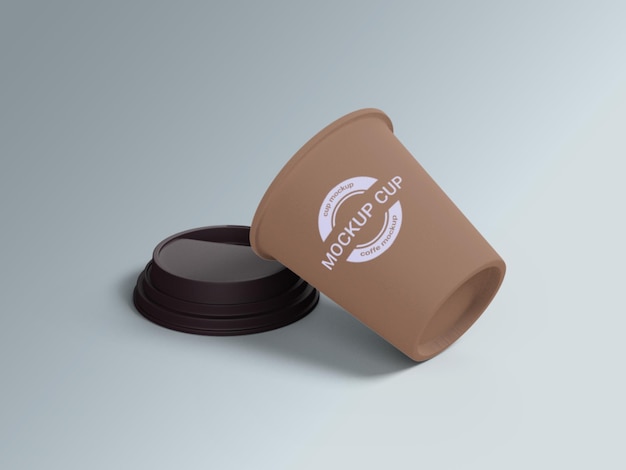 Paper coffe cup mockup