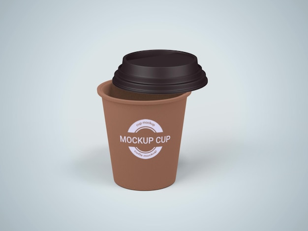 Paper coffe cup mockup