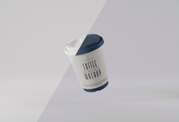 Paper coffee cup levitation